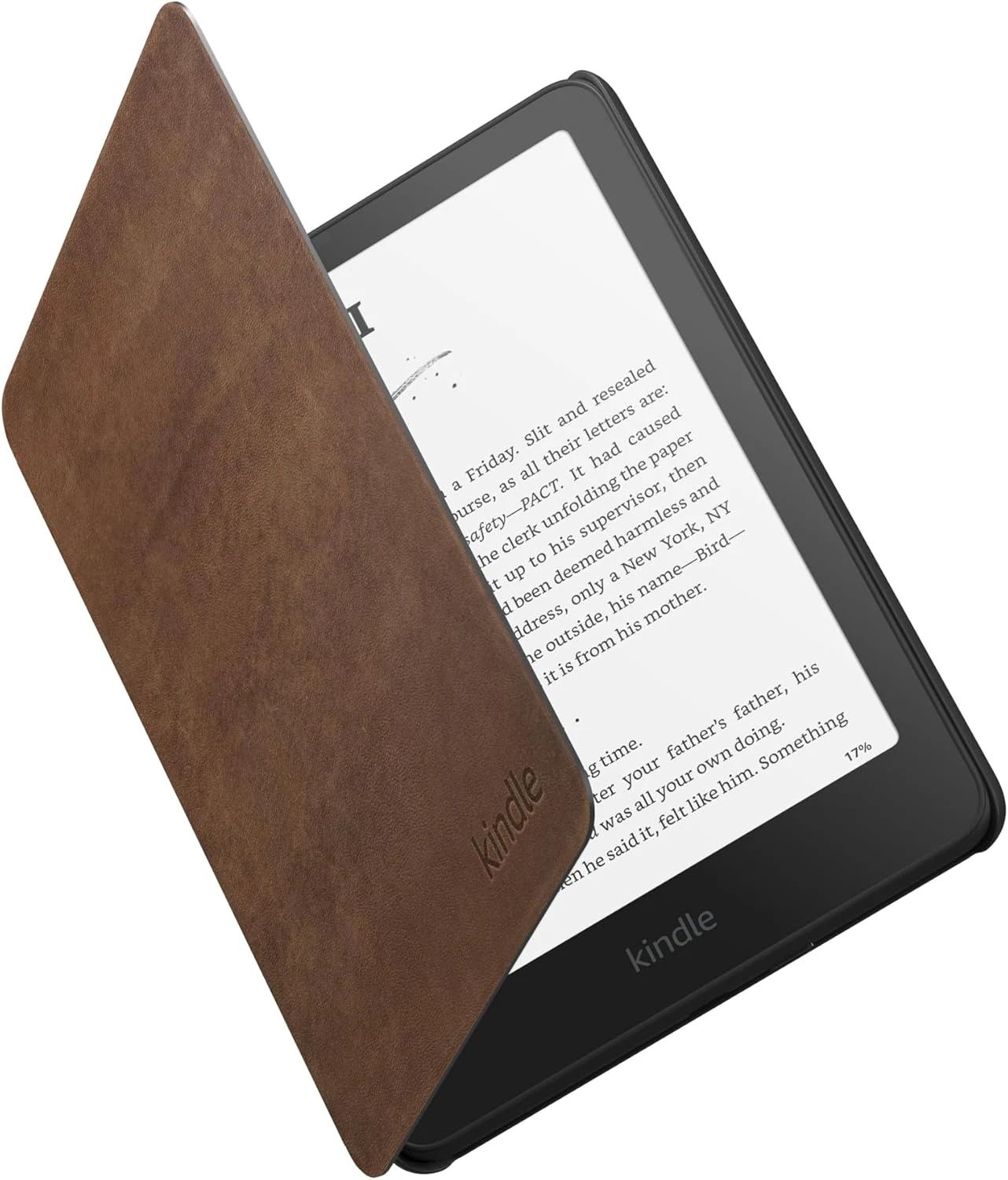 Amazon Kindle Paperwhite and Kindle Colorsoft Case, Lightweight and Foldable Protective Cover - Premium Leather