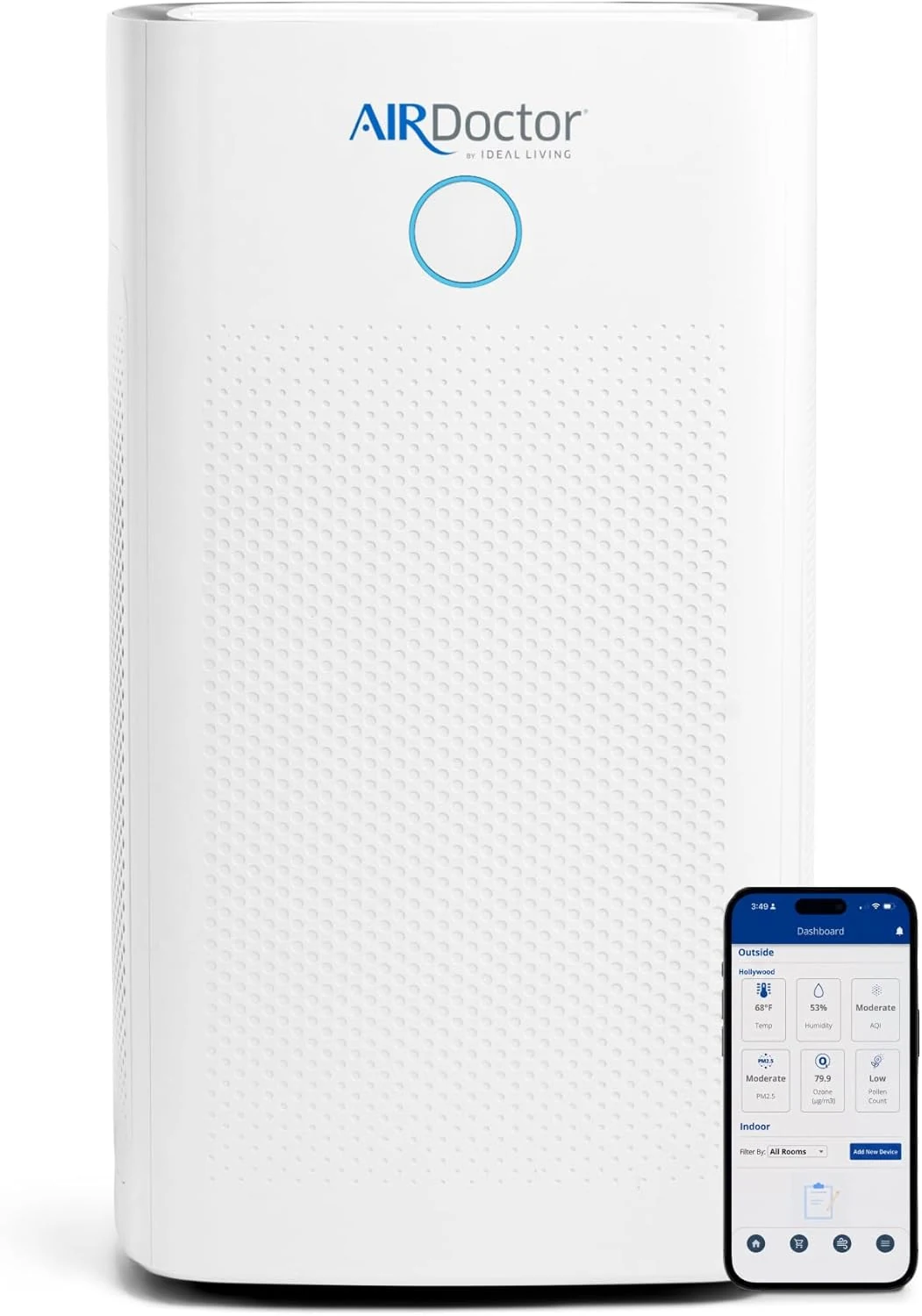 AIRDOCTOR AD5500 Smart App Air Purifier. Cleans Whole Home, XL review