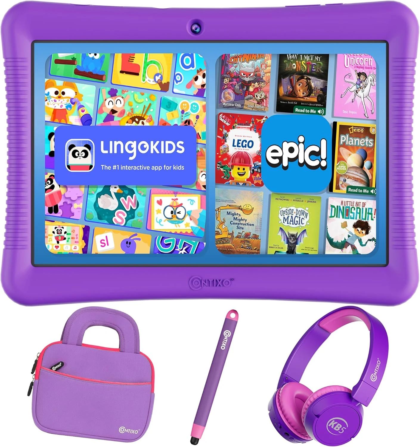Contixo 10" Android Kids Tablet Bundle (32GB)