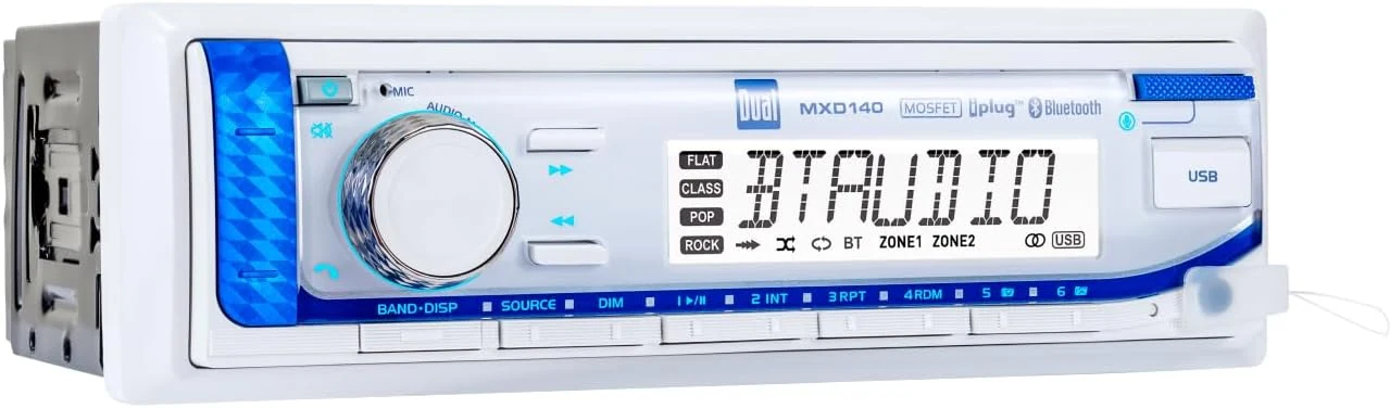 Dual Electronics MXD140 Marine Stereo with Built-in Bluetooth