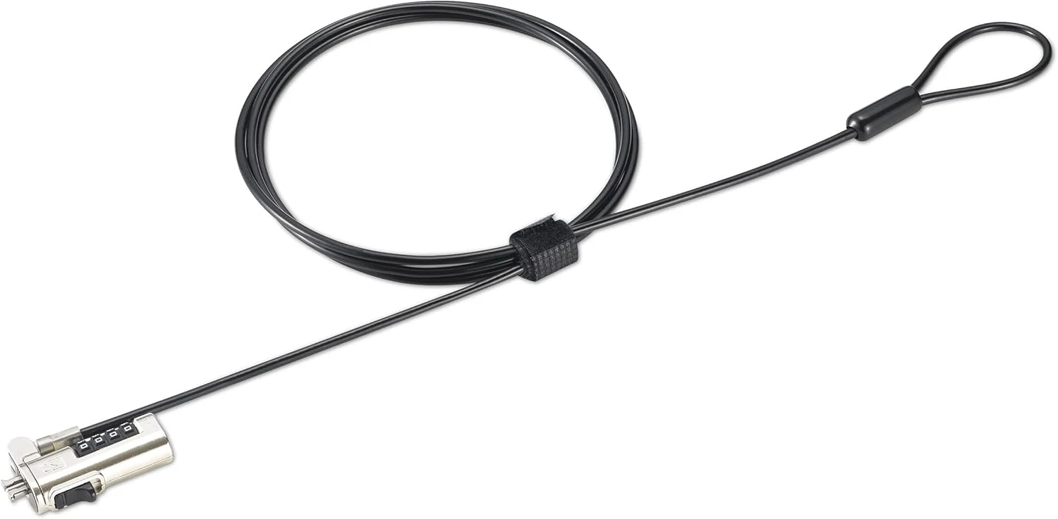 Kensington Combination Laptop Lock for Standard Security Slot, Resettable (K60213WW)