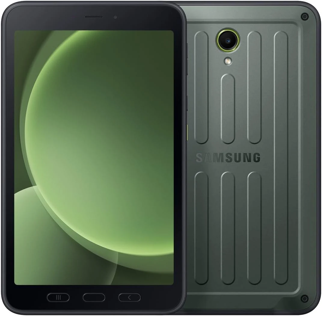 Samsung Galaxy Tab Active 5 8.0" SM-X306B 128GB 6GB Factory Unlocked WiFi + 5G LTE Cellular Tablet (Green)