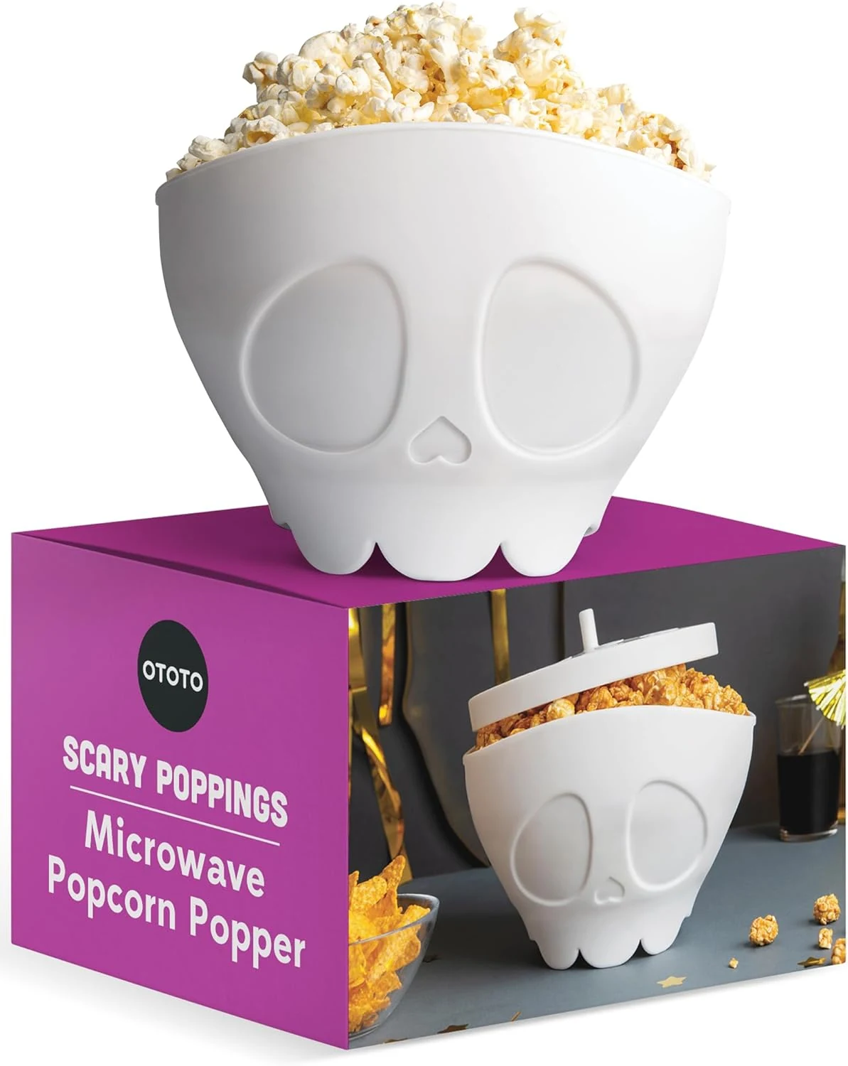 OTOTO New Scary Poppings Microwave Popcorn Popper