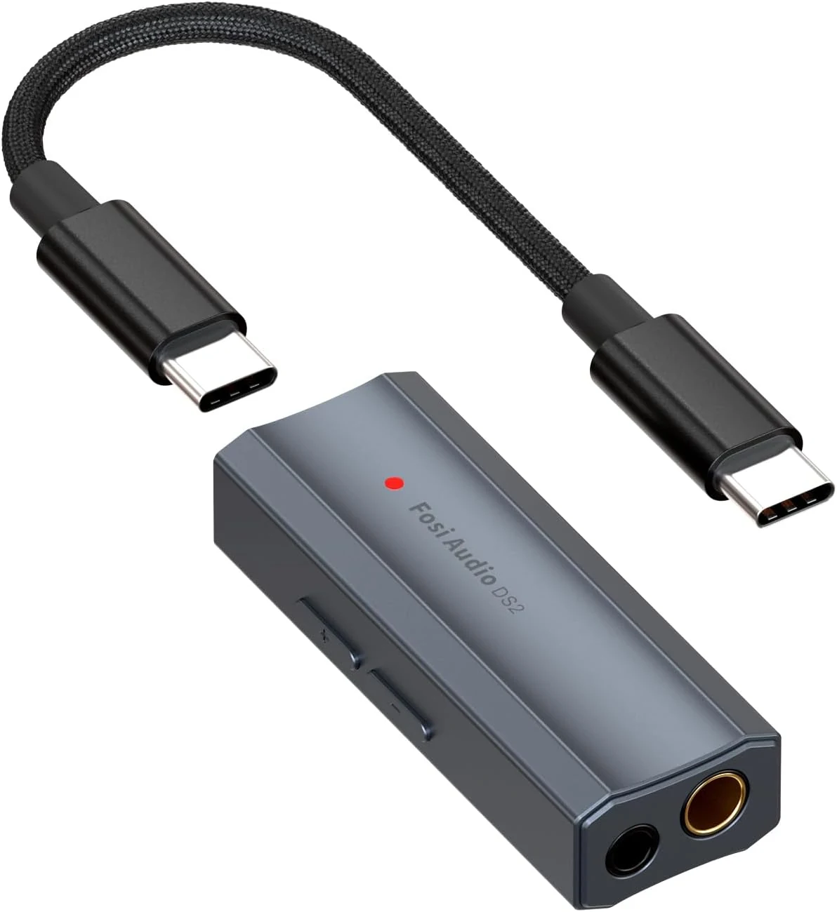 Fosi Audio DS2 USB C to AUX Headphone Amp DAC Dongle