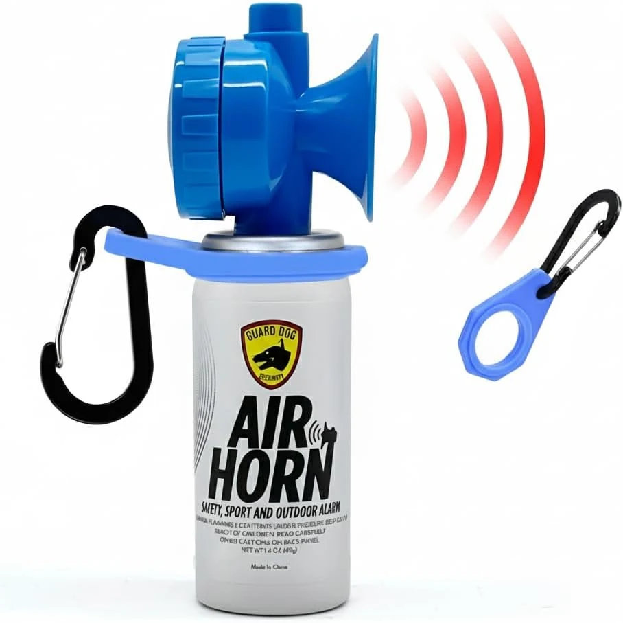 Guard Dog Security Air Horn For Safety, Loud Blow Horn, Hand Held Mini Air Horn for Self-Defense