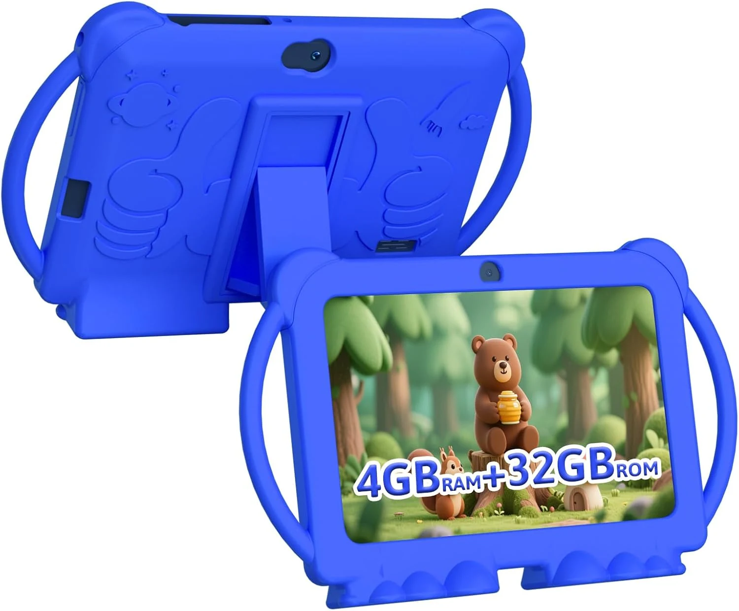 HOTTABLET Kids Tablet 7 inch Android, 4GB RAM 32GB ROM
