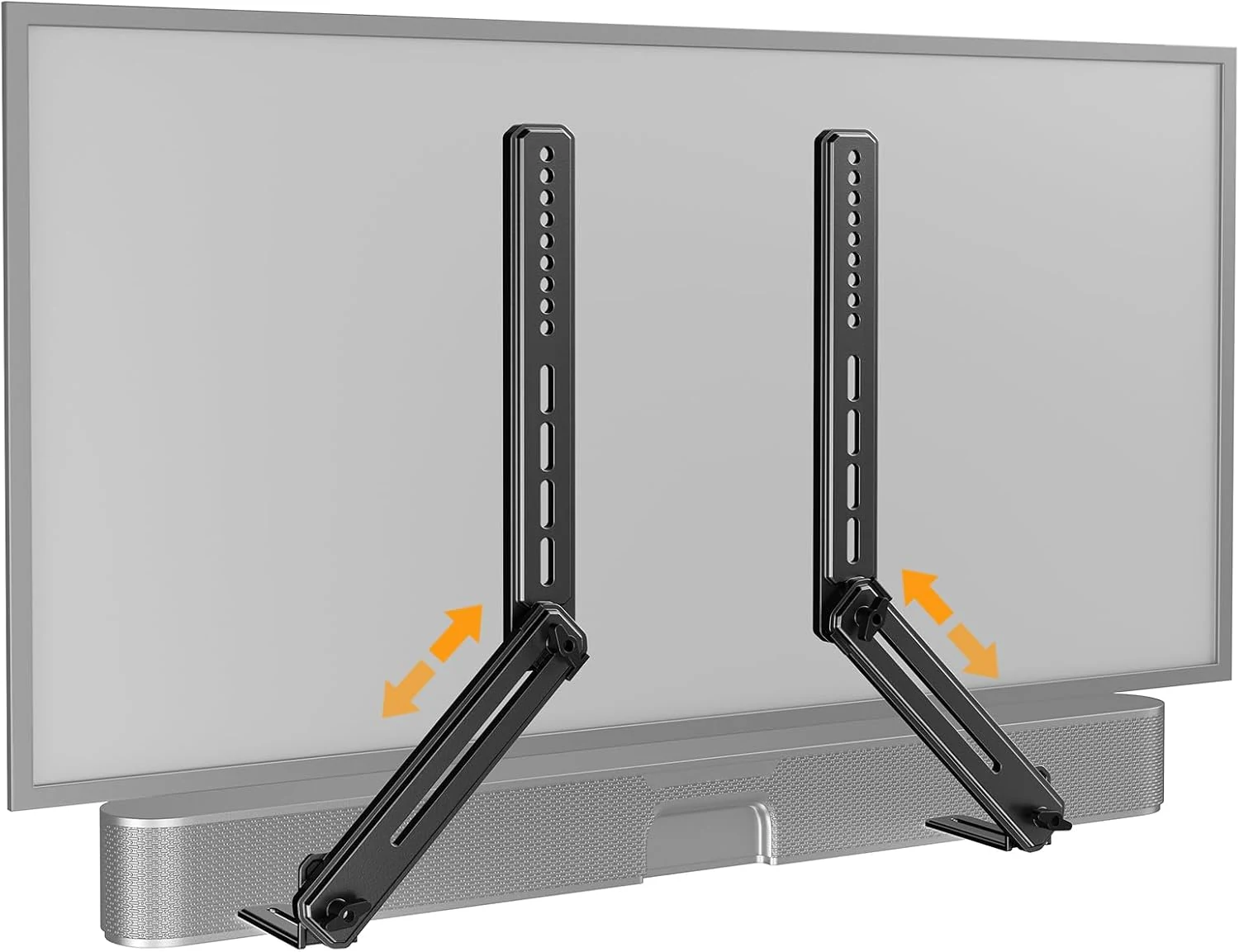 Perlegear Soundbar Mount with Adjustable Height, Sound bar Mount up review