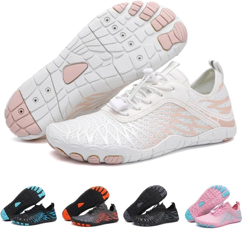 ELETON Barefoot Shoes Women Men,Wide Toe Hiking Barefoot Womens Footwear, Non-Slip Water Shoes Running Shoes Boots Sneakers Unisex
