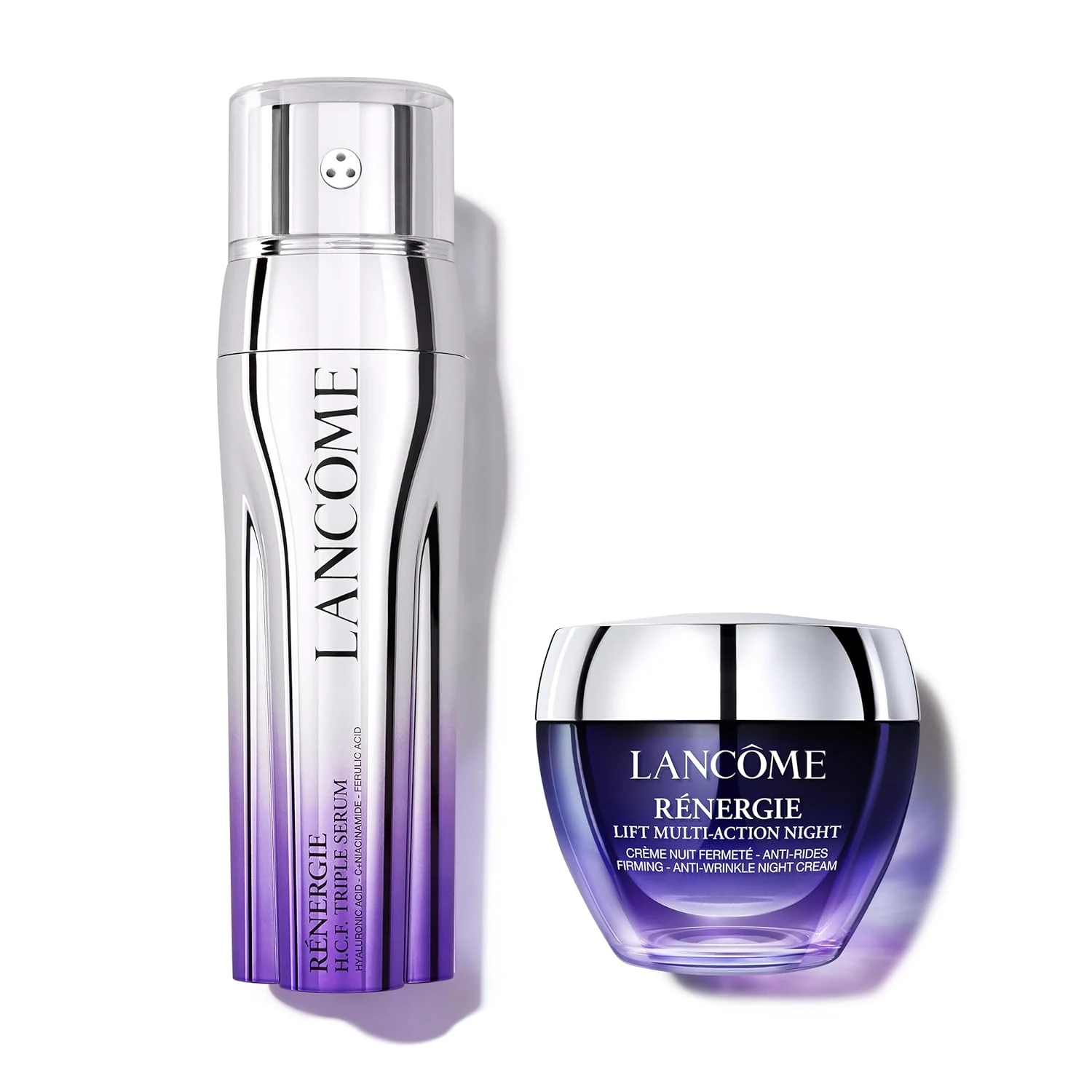 Lancôme Hyaluronic Acid Skincare Duo - Rénergie H.C.F. Triple Serum & Rénergie Multi-Action Night Cream
