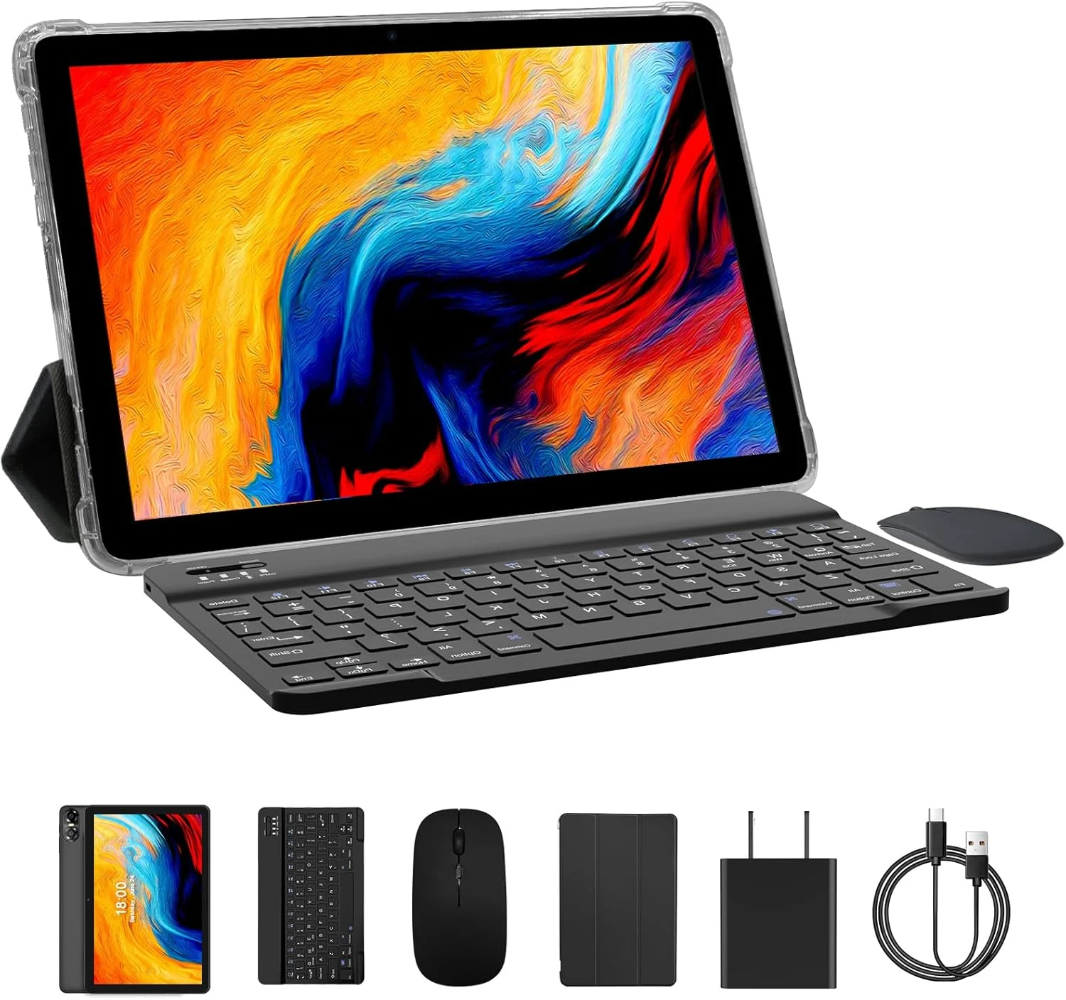 PRITOM 2026 All-new 10'' Tablet Android 15, Octa-Core, WiFi 5Ghz