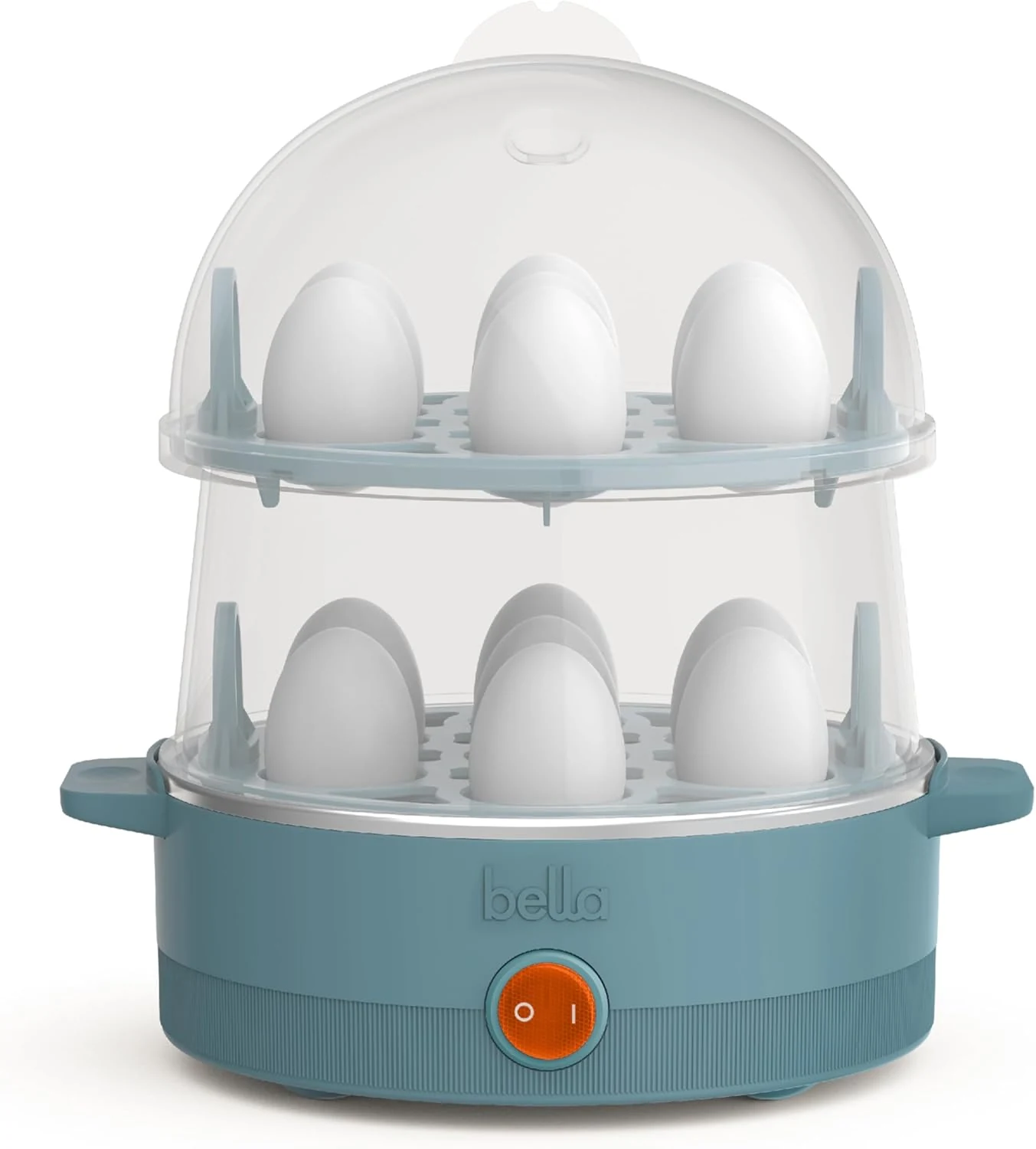 bella Electric Egg Cooker, 14 Eggs Capacity Tray, Double Stack