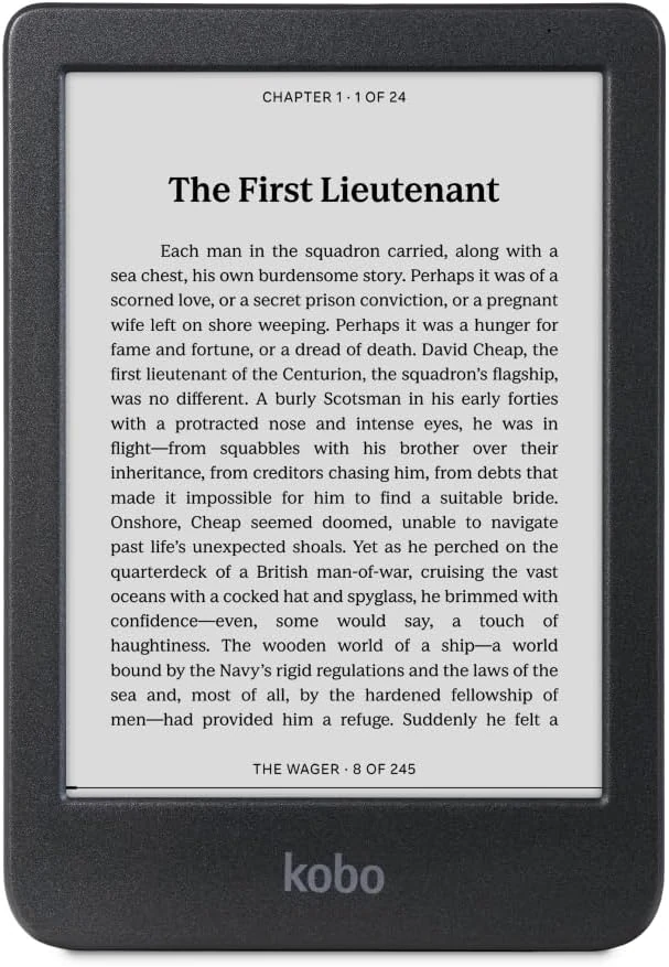 Kobo Clara BW | 6” glare-free eReader with ComfortLight PRO, Dark Mode, waterproofing, and audiobooks