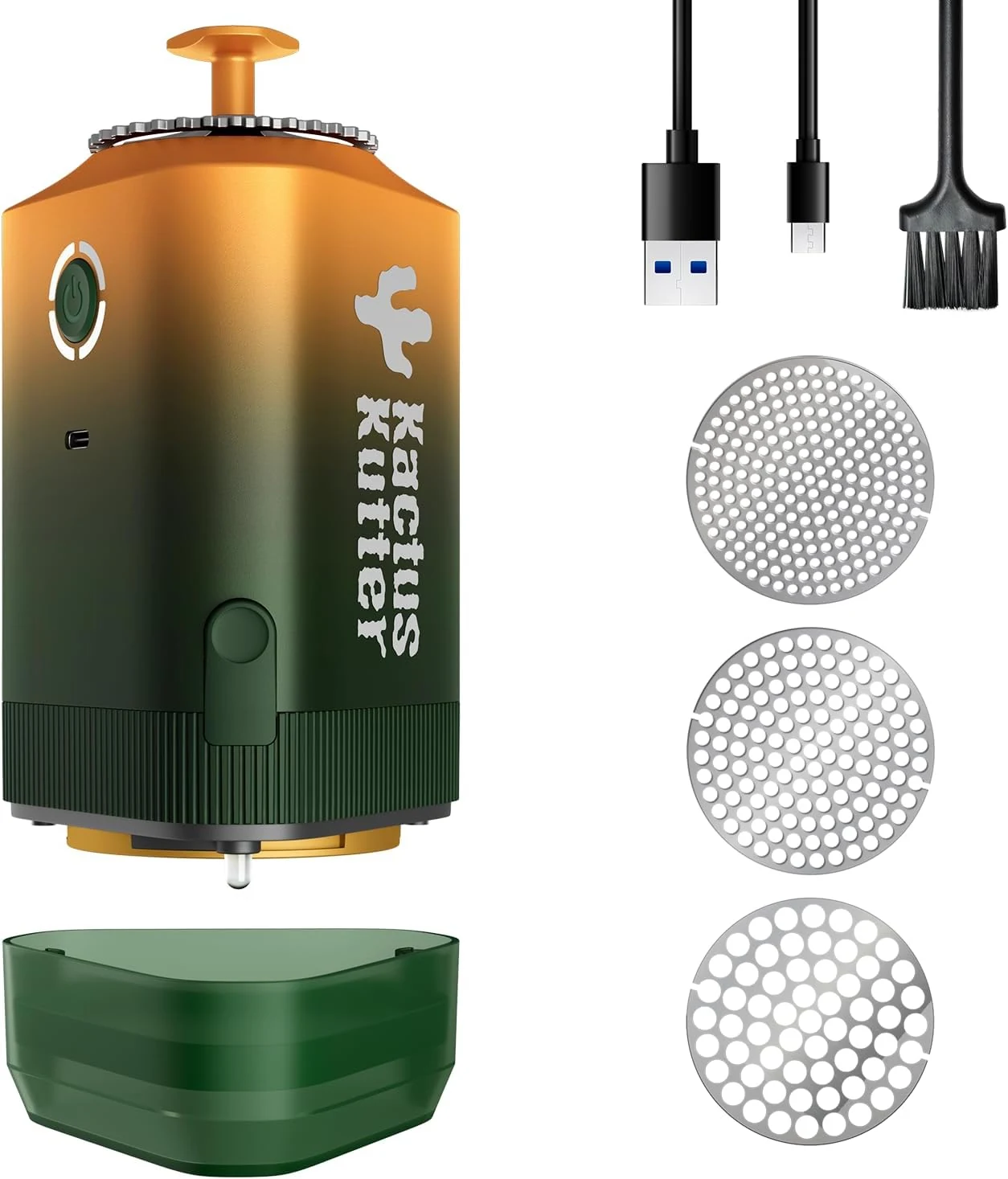 K5 Electric Kitchen Grinder Battery Powered Automatic Portable Spice Mill (5g)