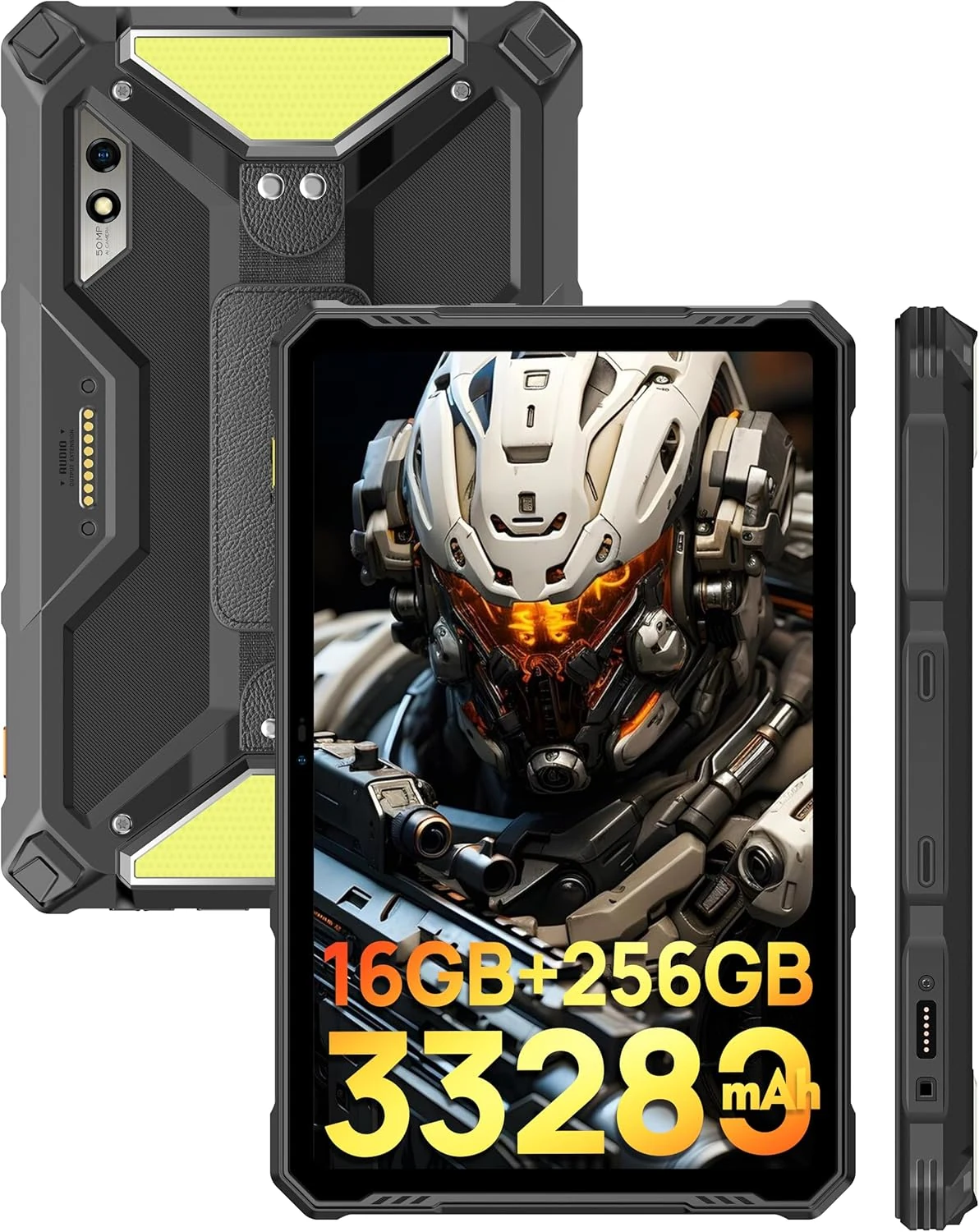 Ulefone Armor Pad 3 Pro Rugged Tablet 4G, 33280mAh(66W), 10.36" 2K Display, IP68/69K, 50MP + 32MP, Dual 1100LM LED Lights