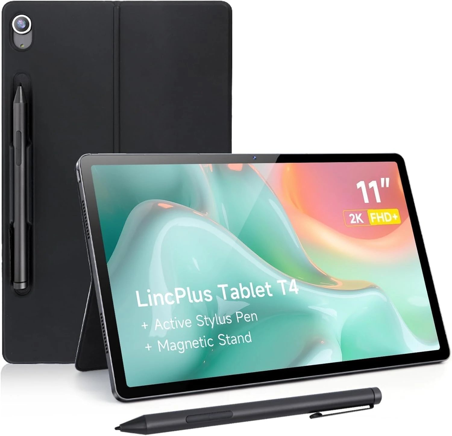 LincPlus T4 Tablet with USI 2.0 Stylus Pen & Magnetic Holder