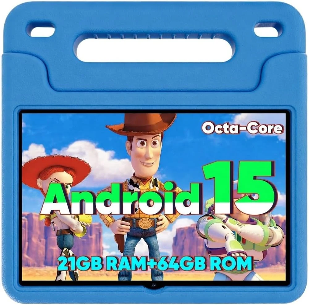WXUNJA Android 15 Kids Tablet, 2025 Upgraded 10.1 Inch Tablets review