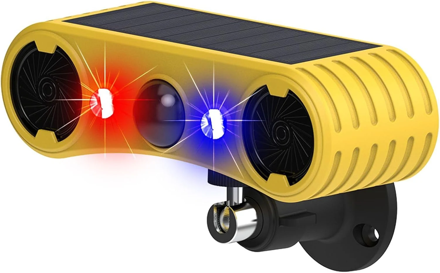HULPPRE Solar Outdoor Motion Sensor Alarm-13 Sounds Including Dog Barking&Gunshot,2