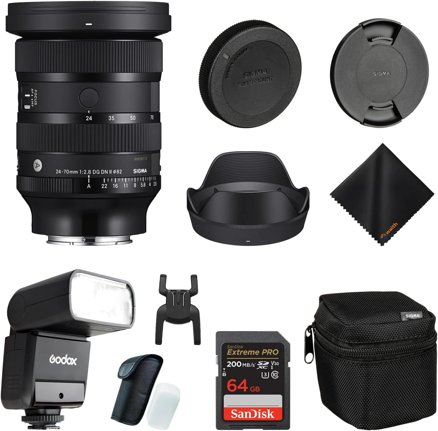 Sigma 24-70mm f2.8 DG DN II Art Lens Sony E