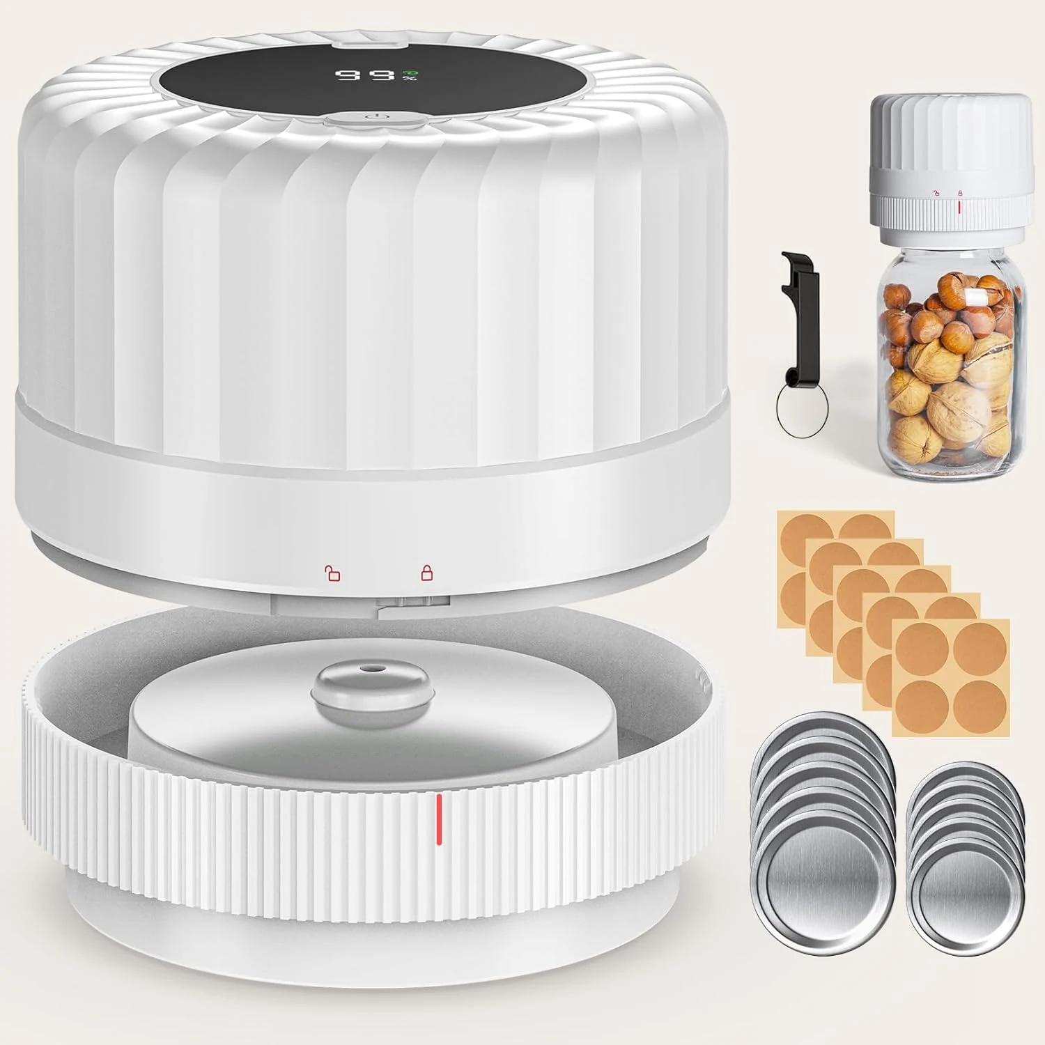 HTPOW Electric Mason Jar Vacuum Sealer