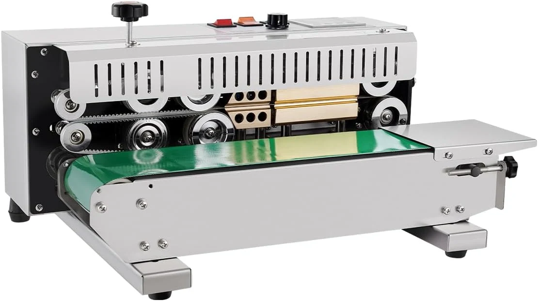 VEVOR Continuous Bag Band Sealing Machine, 0.24-0.47 in/6-12 mm Seal Width