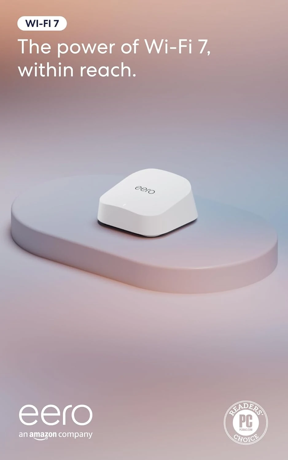 Amazon eero 7 dual-band mesh Wi-Fi 7 router (newest model)