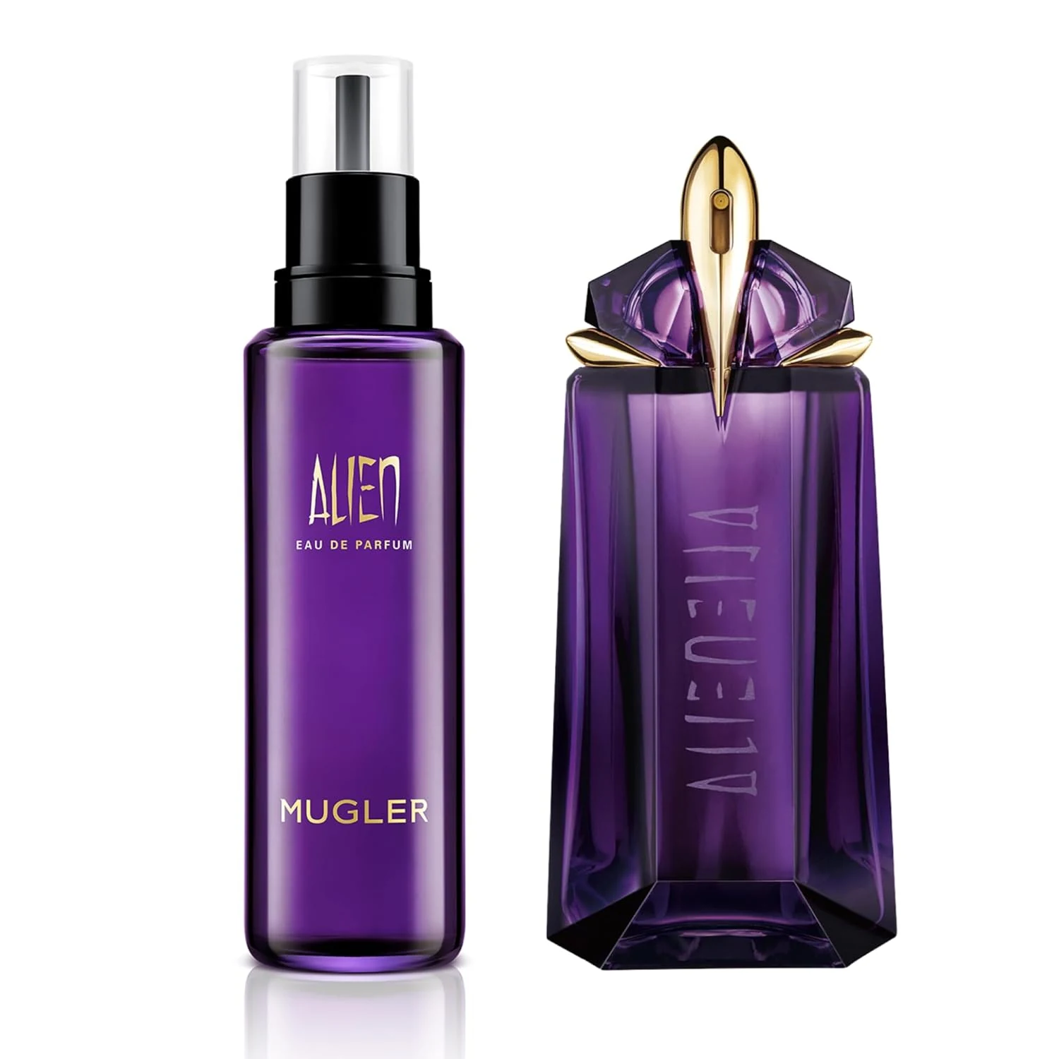 Mugler Alien Refill Bundle (Eau de Parfum, Refill & 3 fl oz)