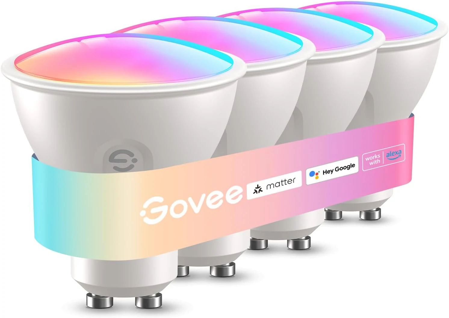 Govee GU10 Smart Bulb, Matter RGBWW Light Bulb Work with review