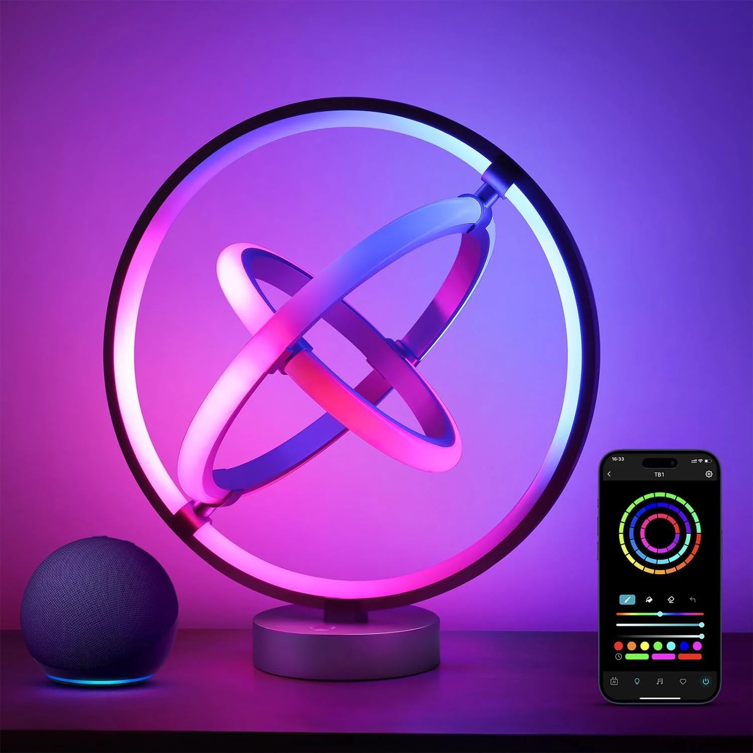 Lepro TB1 AI Smart Table Lamp, RGB+IC Addressable Color Changing review