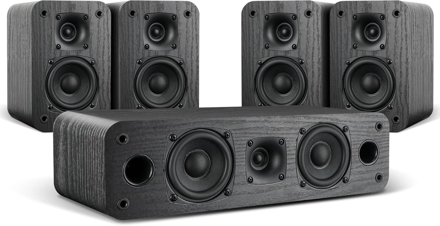 Saiyin 5.0 Home Theater System, 230w Peak Power HiFi Surround Sound Speakers with Stereo Surround review