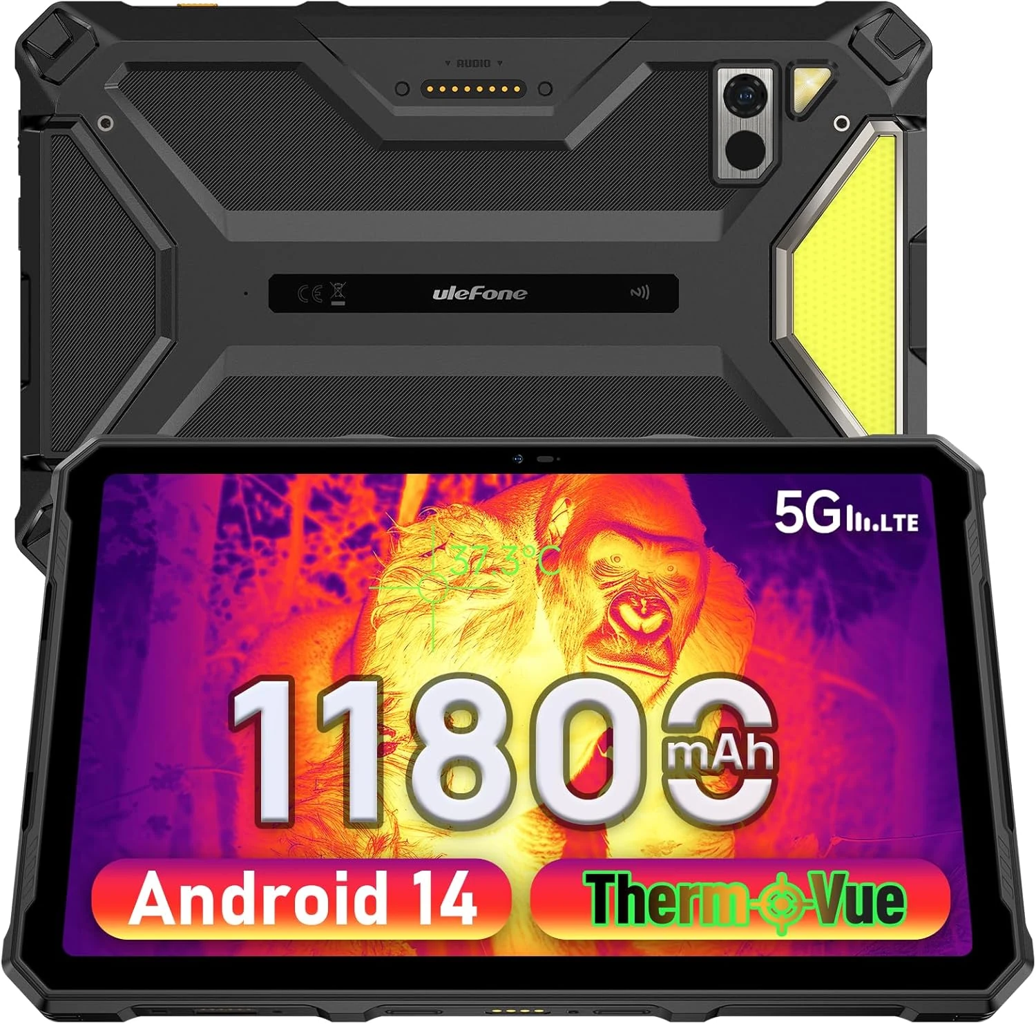 Ulefone Armor Pad 4 Ultra Thermal Imaging 5G Rugged Tablet