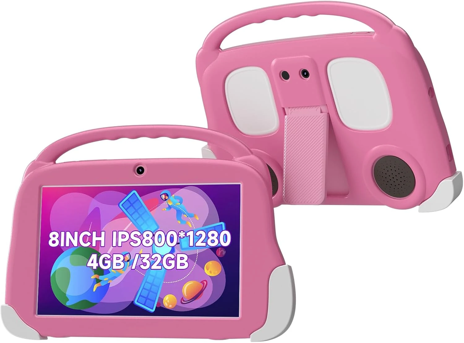 8 Inch Android Tablet for Kids,4GB RAM + 32GB ROM (Expandable to 512GB)