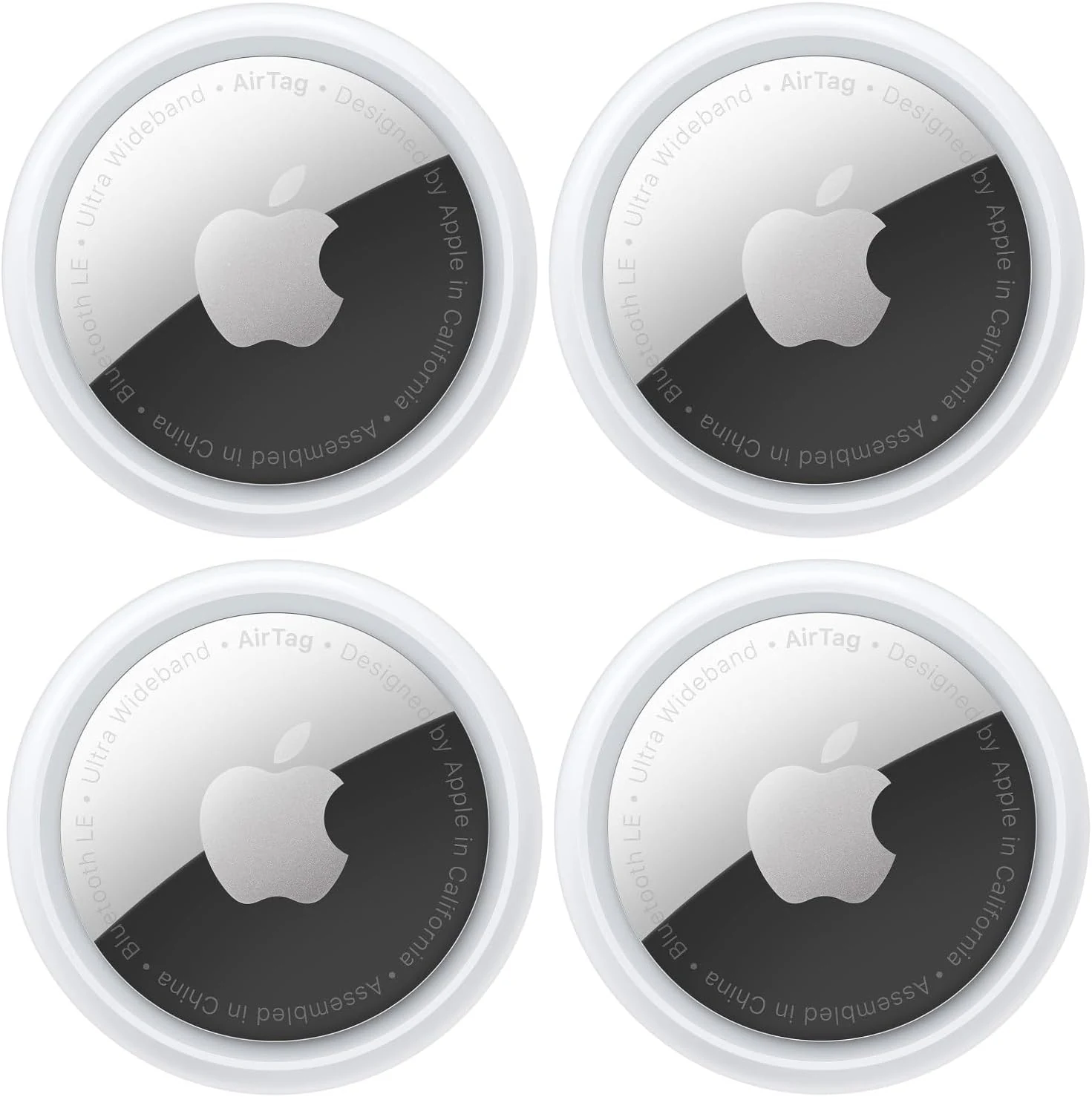 Apple AirTag Tracking Device, 4-Pack