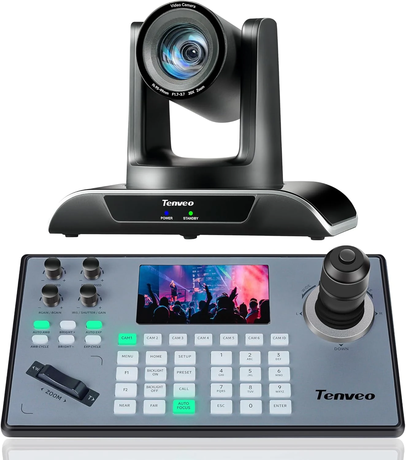 Tenveo PTZ Camera and Controller (VHD20H+KB200PRO) bundle