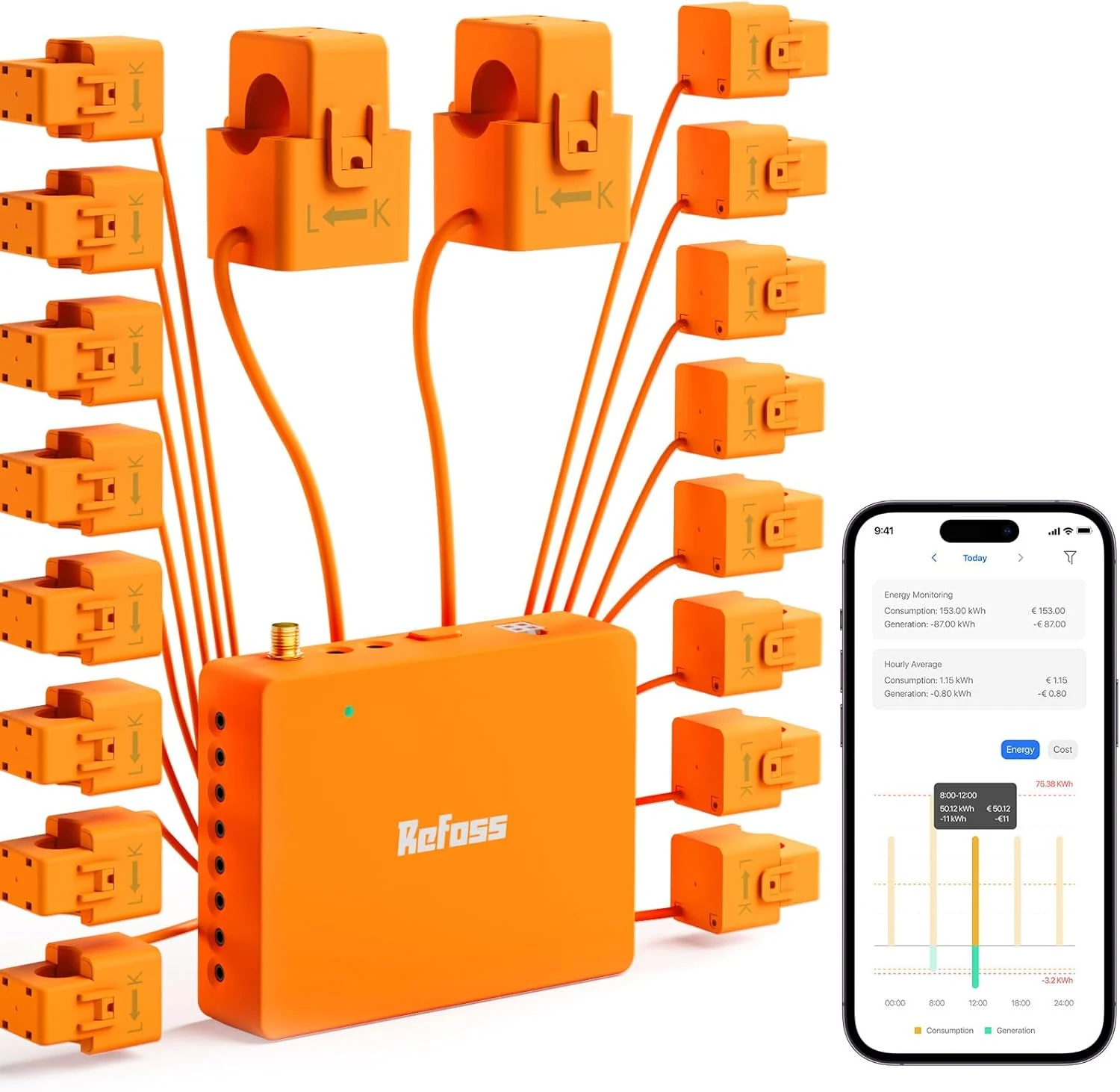 Refoss Smart Home Energy Monitor, Native Open API & Web UI (No Cloud Required)