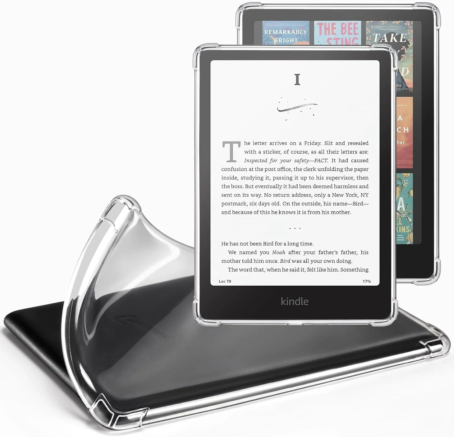 CoBak Clear Case for All-New Kindle Paperwhite 12th Gen 2024 (7") & Kindle Colorsoft Signature Edition (7")