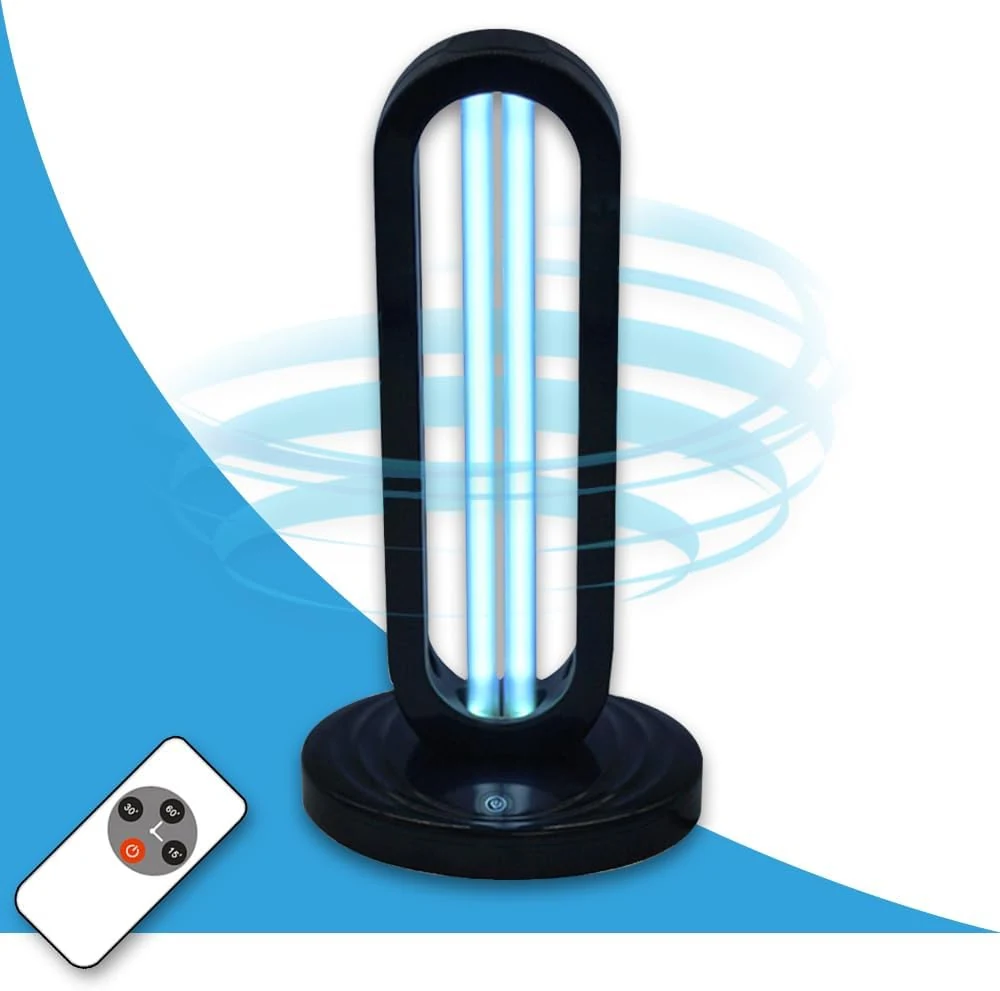 UVILIZER Tower - UV Light Sanitizer & Ultraviolet Lamp with Remote Control (UV-C Cleaner)