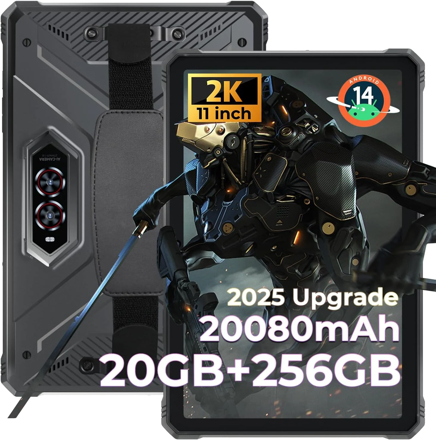 HOTWAV R9 Pro 2025 Rugged Tablet 2K 11-Inch Android 14