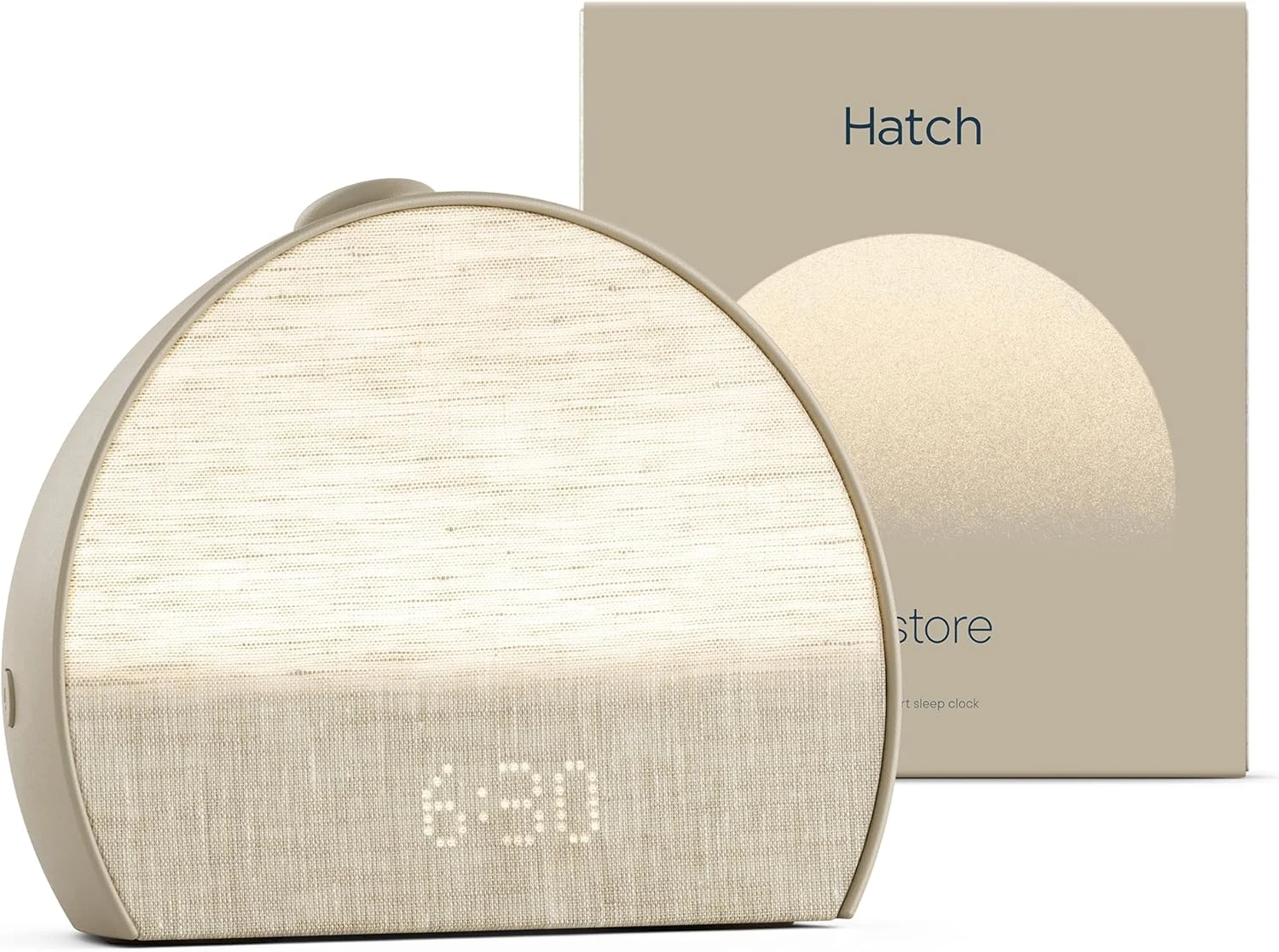Hatch Restore 3 Sunrise Alarm Clock, Sound Machine, Smart Light (Putty) - White Noise, Screen-Free Sleep Routine