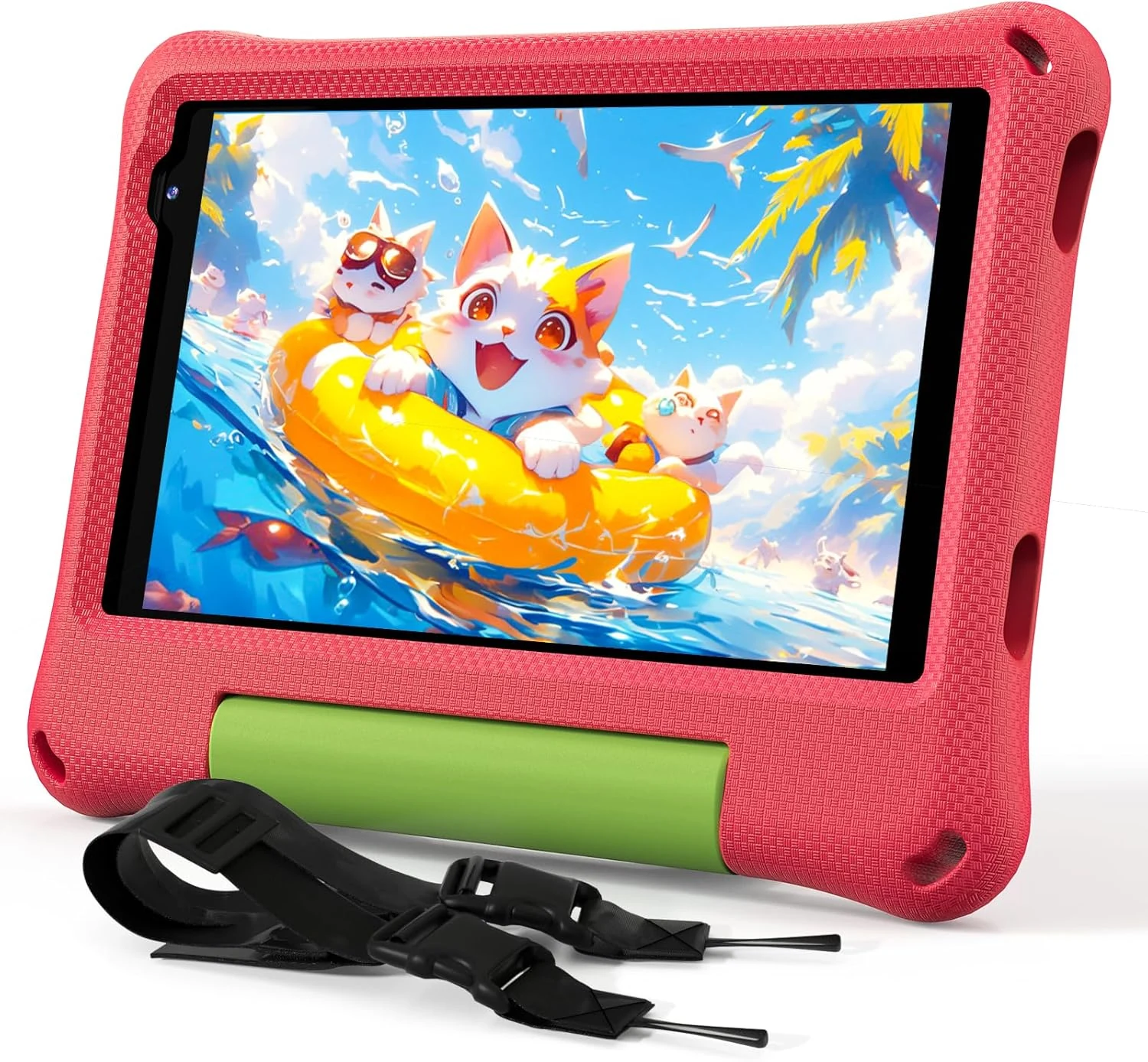 Kids Tablet 8 Inch Android 15, Octa-Core 12GB RAM + 64GB ROM, WiFi 6 Kids Tablet