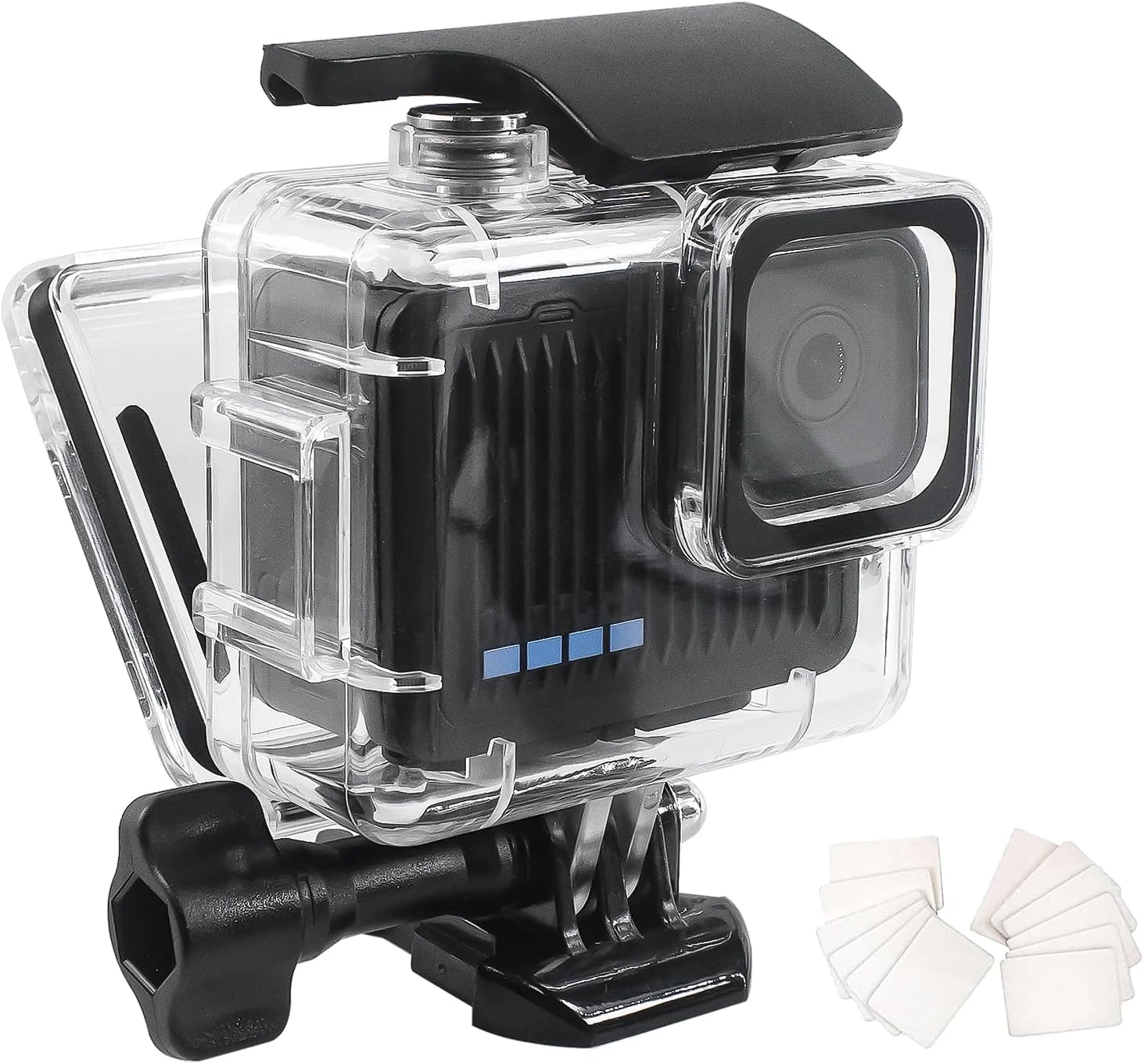 FitStill 196FT/60M Underwater Waterproof Diving Housing Compatible for Go Pro Hero 4K