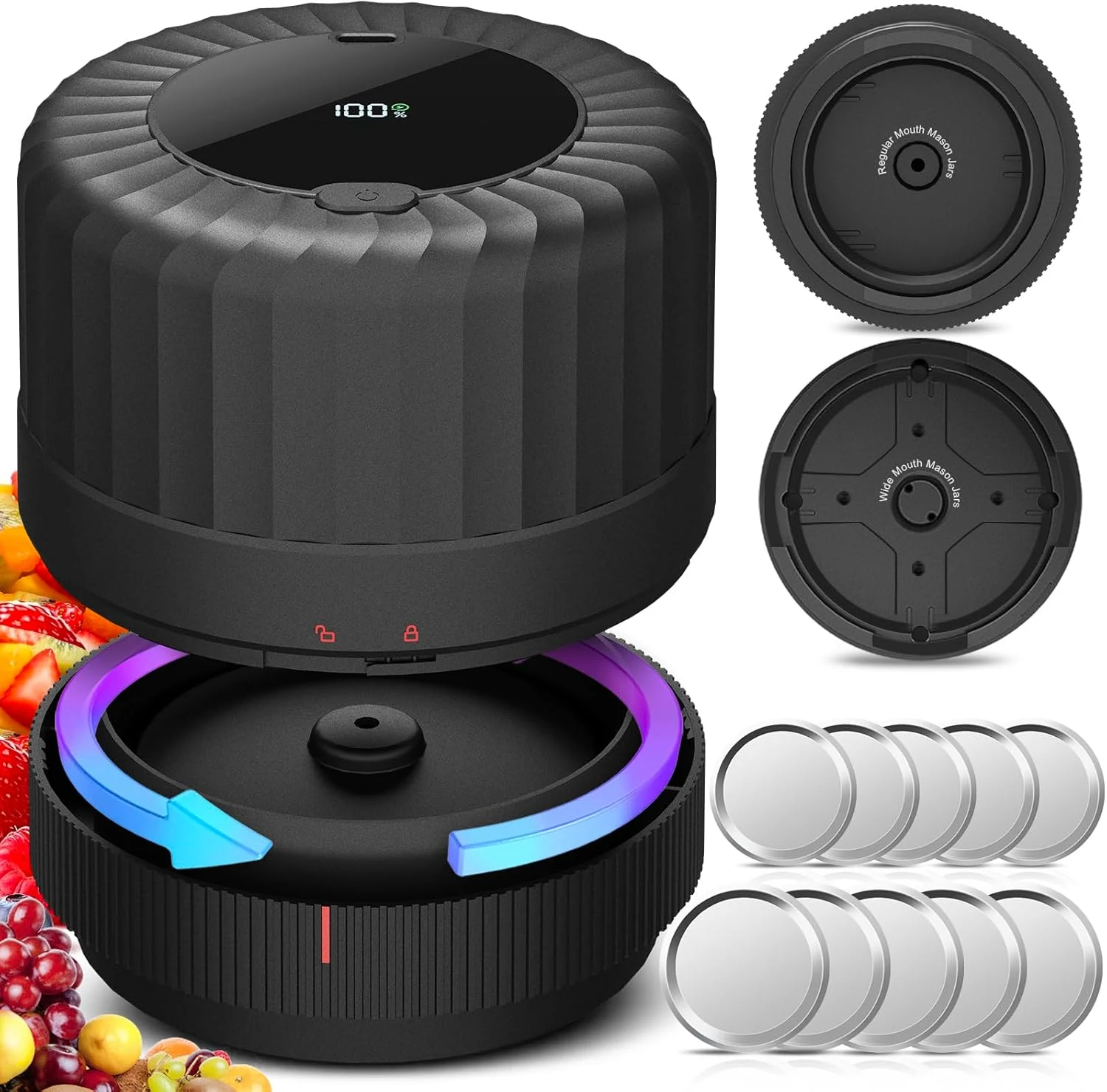 2026 Latest Electric Mason Jar Vacuum Sealer Kit for Mason review