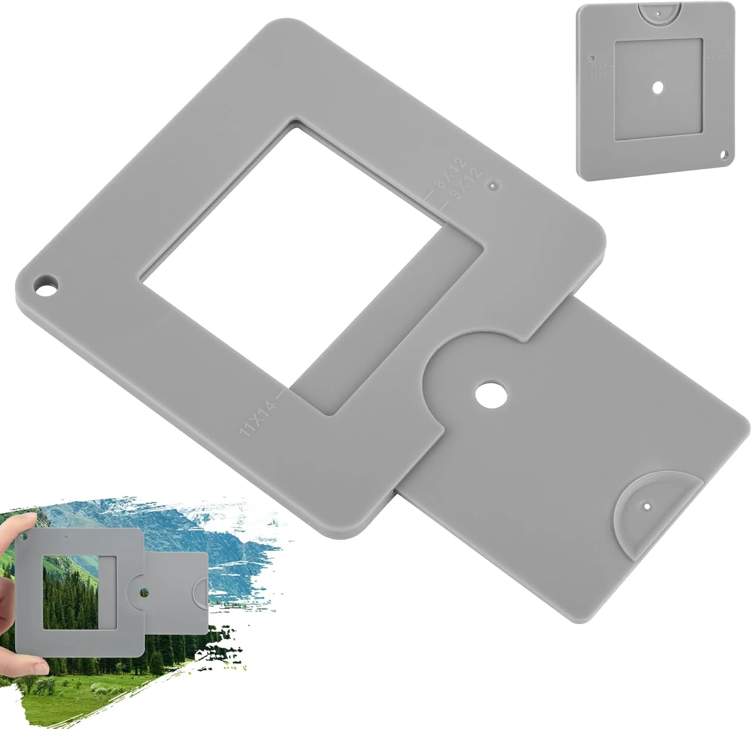 View Finder, View Catcher with Sliding Mechanism for Photography, Drawing, Sketching