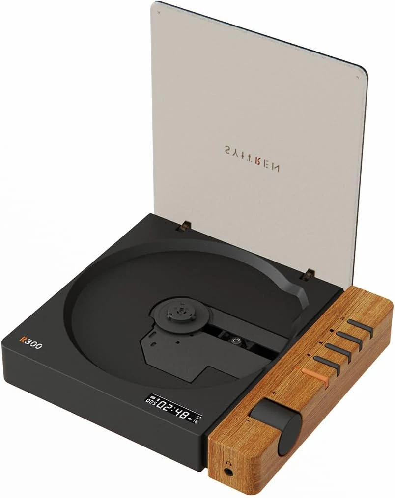 syitren R300 CD Player Portable Bluetooth Desktop Retro CD Players