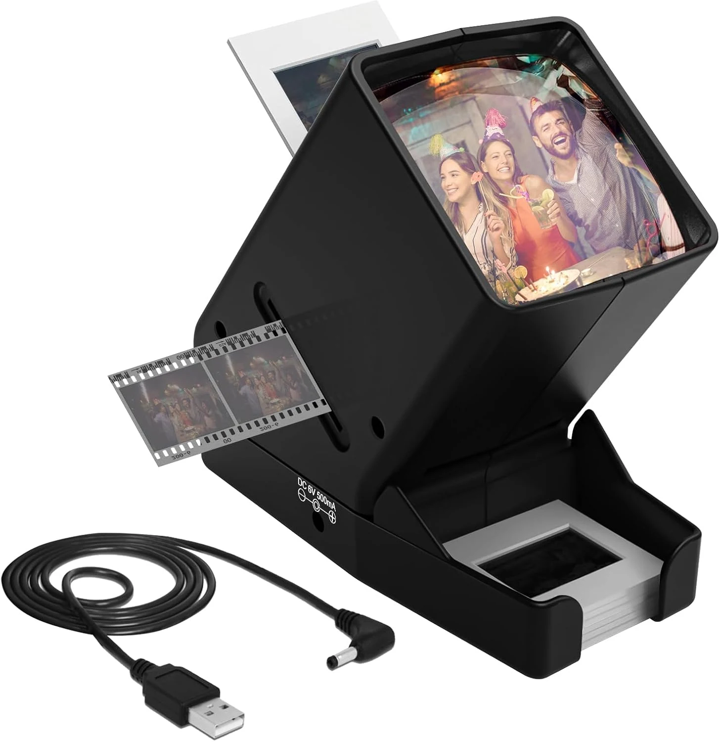 SV-3 35mm Slide & Film Viewer-Slide Viewer with 3X Magnification
