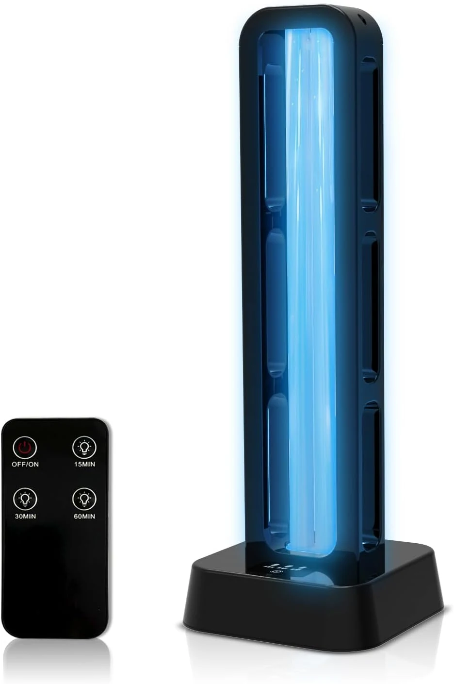 39W UV Light Sanitizer with Remote Control and 3 Timers – Ozone Free Home Disinfection Device, Kills Germs, Viruses, Mold and Dust Mites