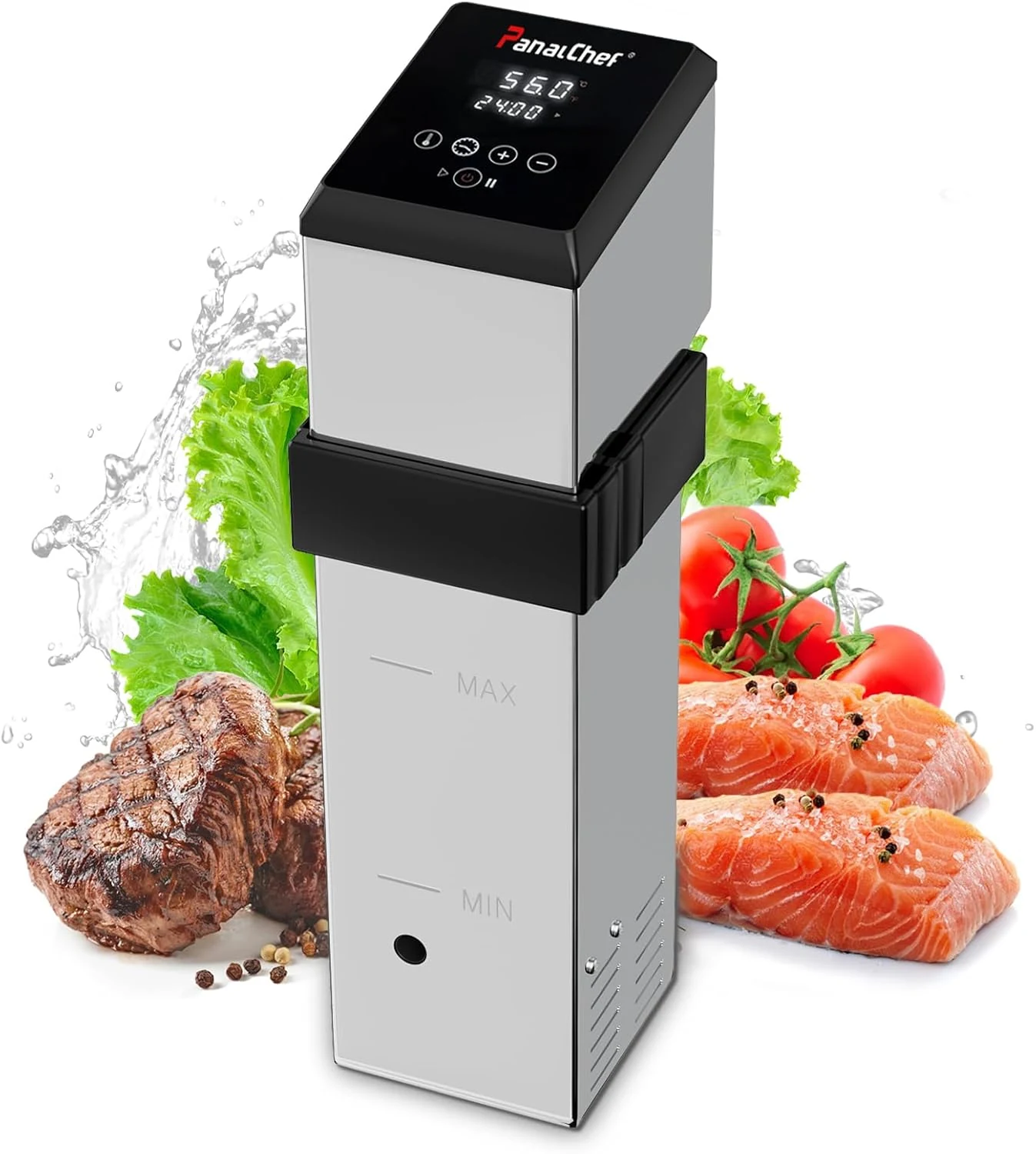 PanalChef Commercial Sous Vide Machine 1600W, 360° Water Circulation Sous Vide Cooker