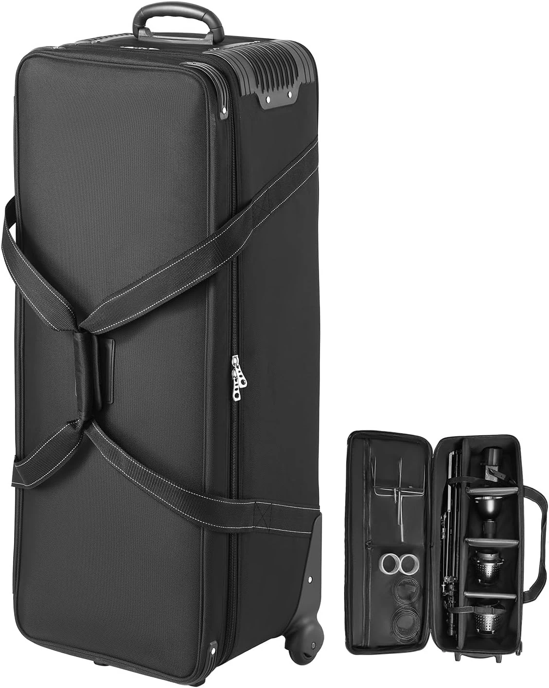 VEVOR Studio Equipment Trolley Case, 39.37 x 14.96 x 12.60 in / 100 x 38 x 32 cm