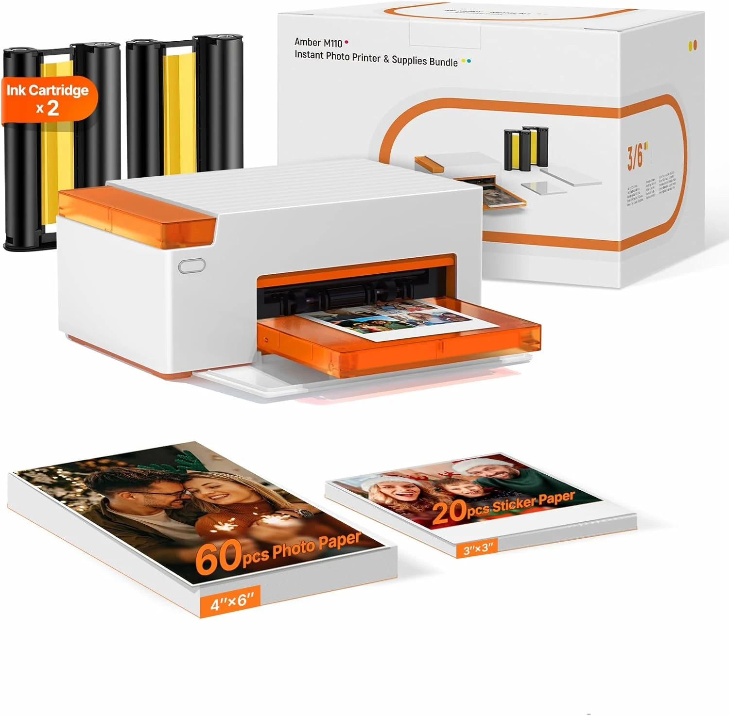 Liene Amber M110 Bluetooth Photo Printer 80 Sheets, Portable Photo review