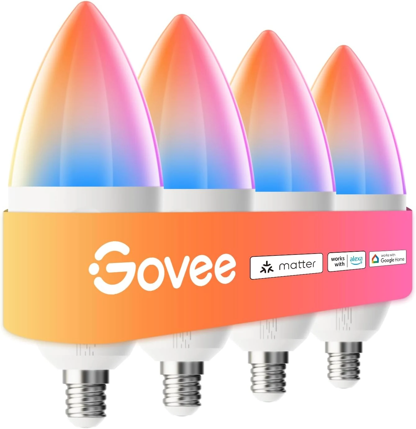 Govee E12 Led Bulb, Smart Light Bulbs for Chandelier/Living Room