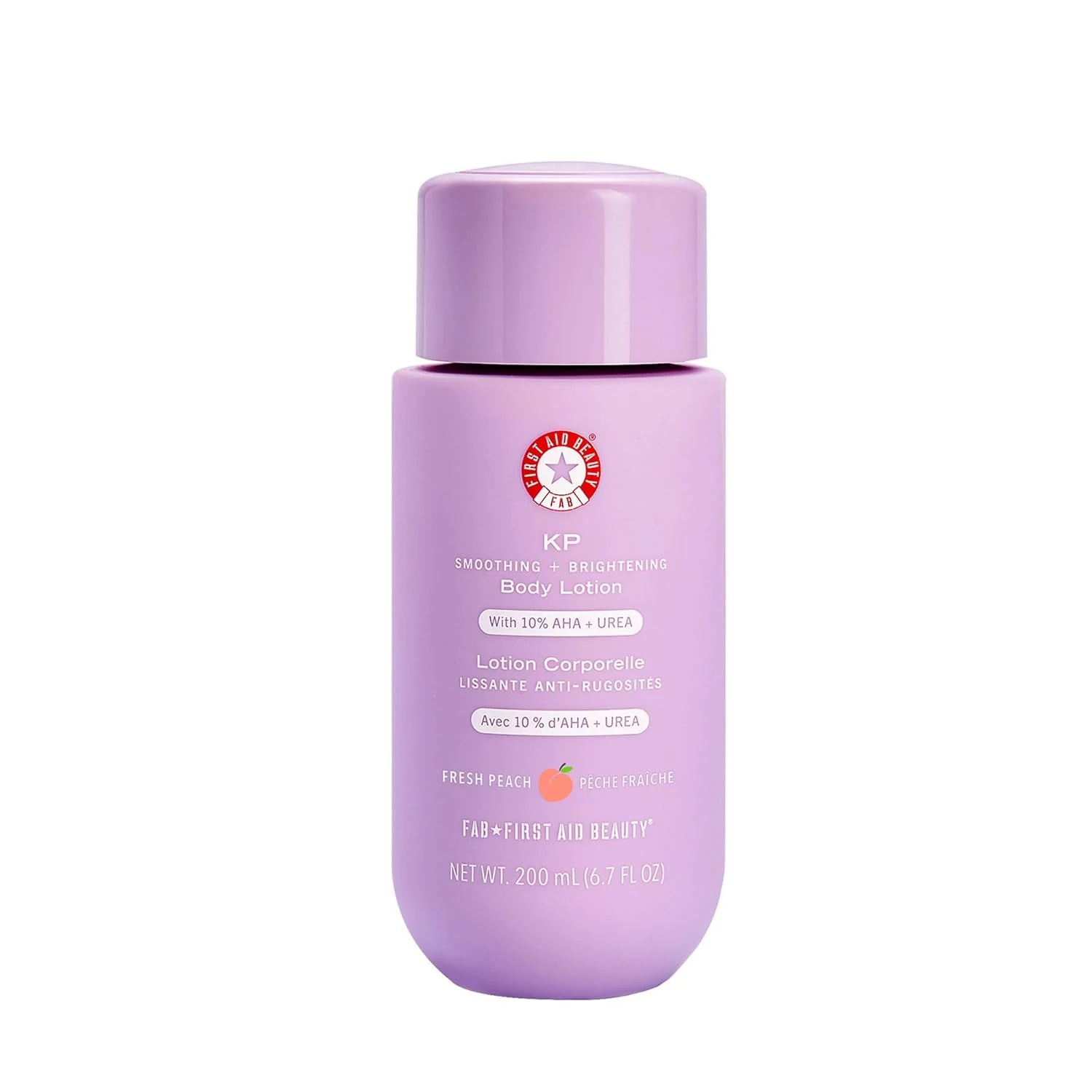 First Aid Beauty KP Smoothing Body Lotion – Chemically Exfoliates and Moisturizes with 10% Lactic Acid (AHA), Urea, Colloidal Oatmeal and Ceramides